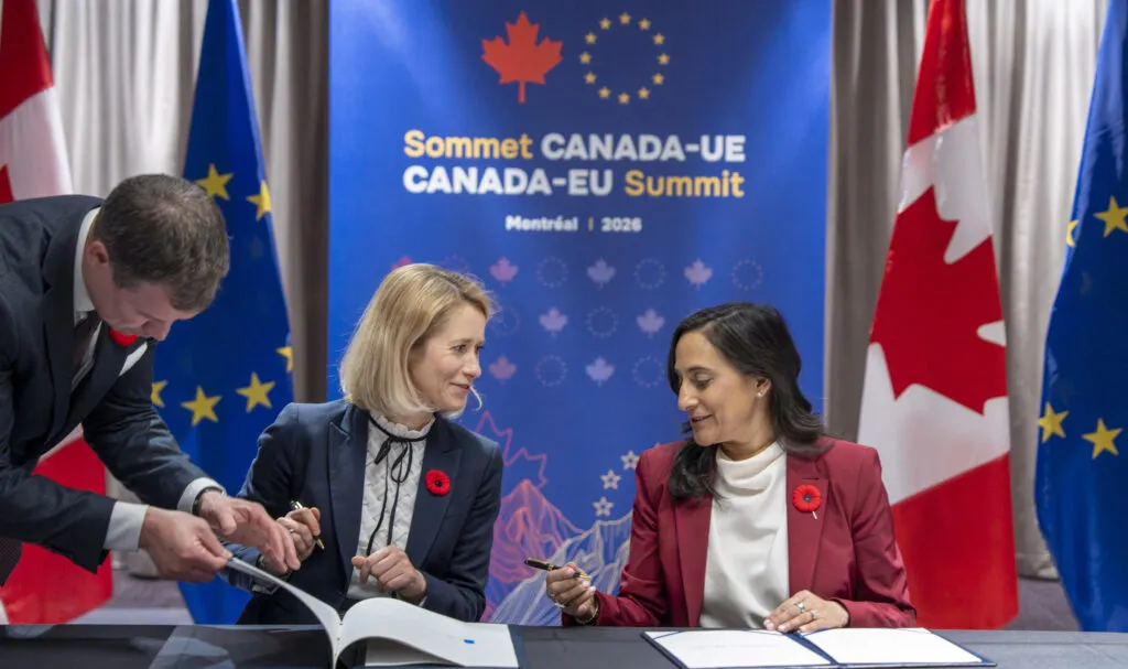 Canada and Europe seek to diversify ties without provoking Washington or Beijing