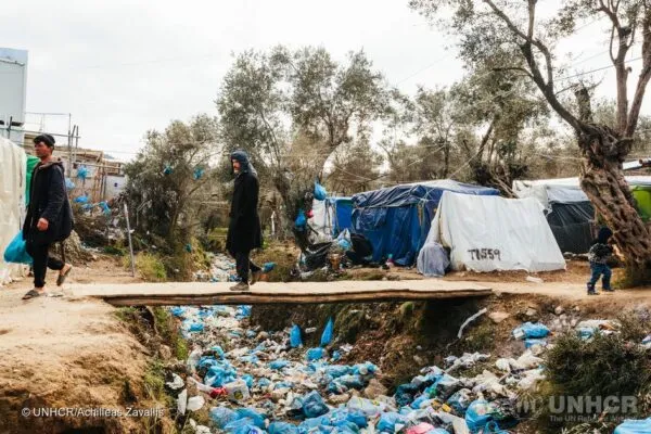 Reception centre at a Mediterranean hotspot