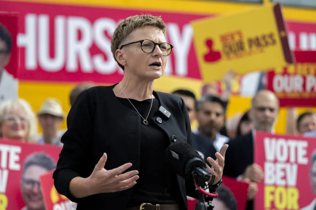 Labour’s candidate Bev Craig on the campaign trail