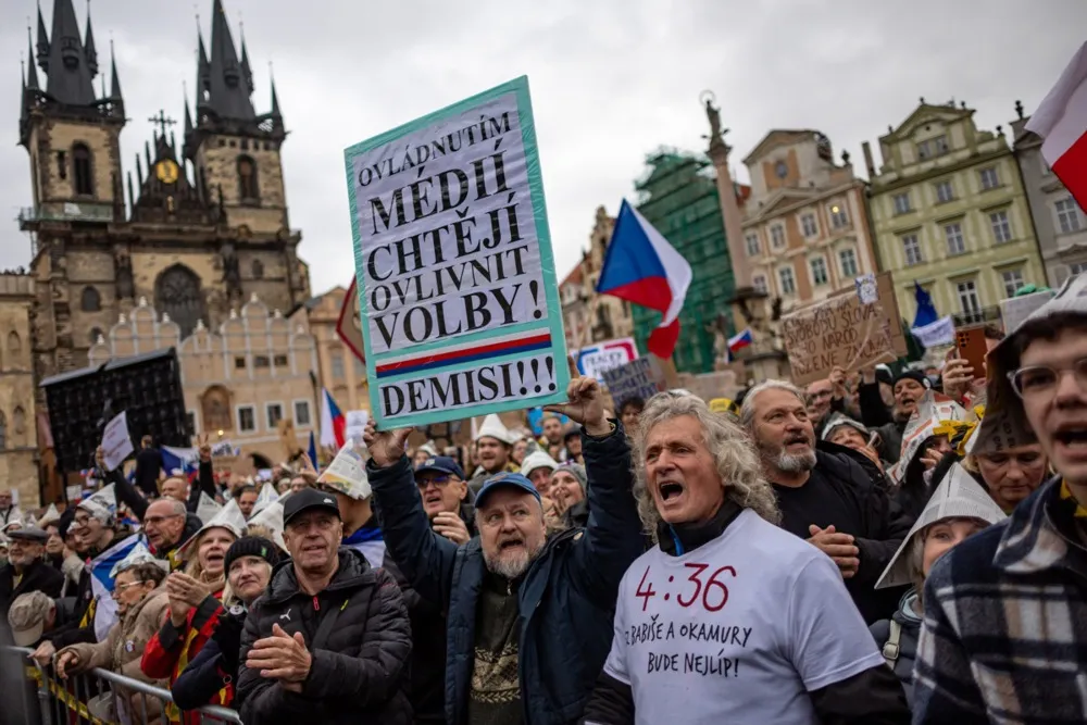 Czech government wins first step to end TV and radio licence fees in 4.36am vote amid protests