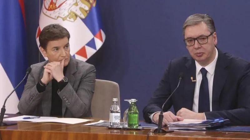 Vučić hands presidential duties to acting speaker of Serbia's parliament, Ana Brnabić