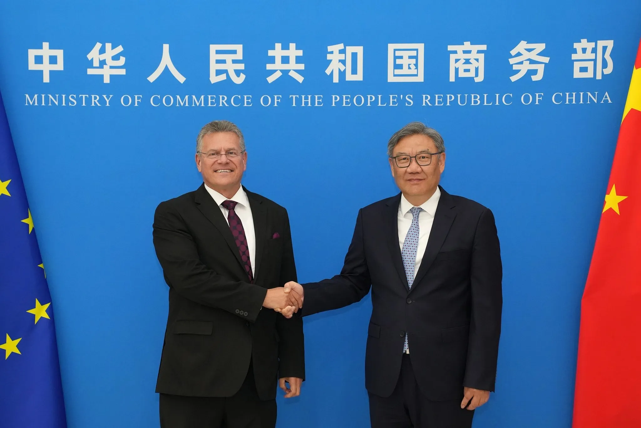 EU trade chief praises ‘crucial first step’ as Beijing talks avert a trade war