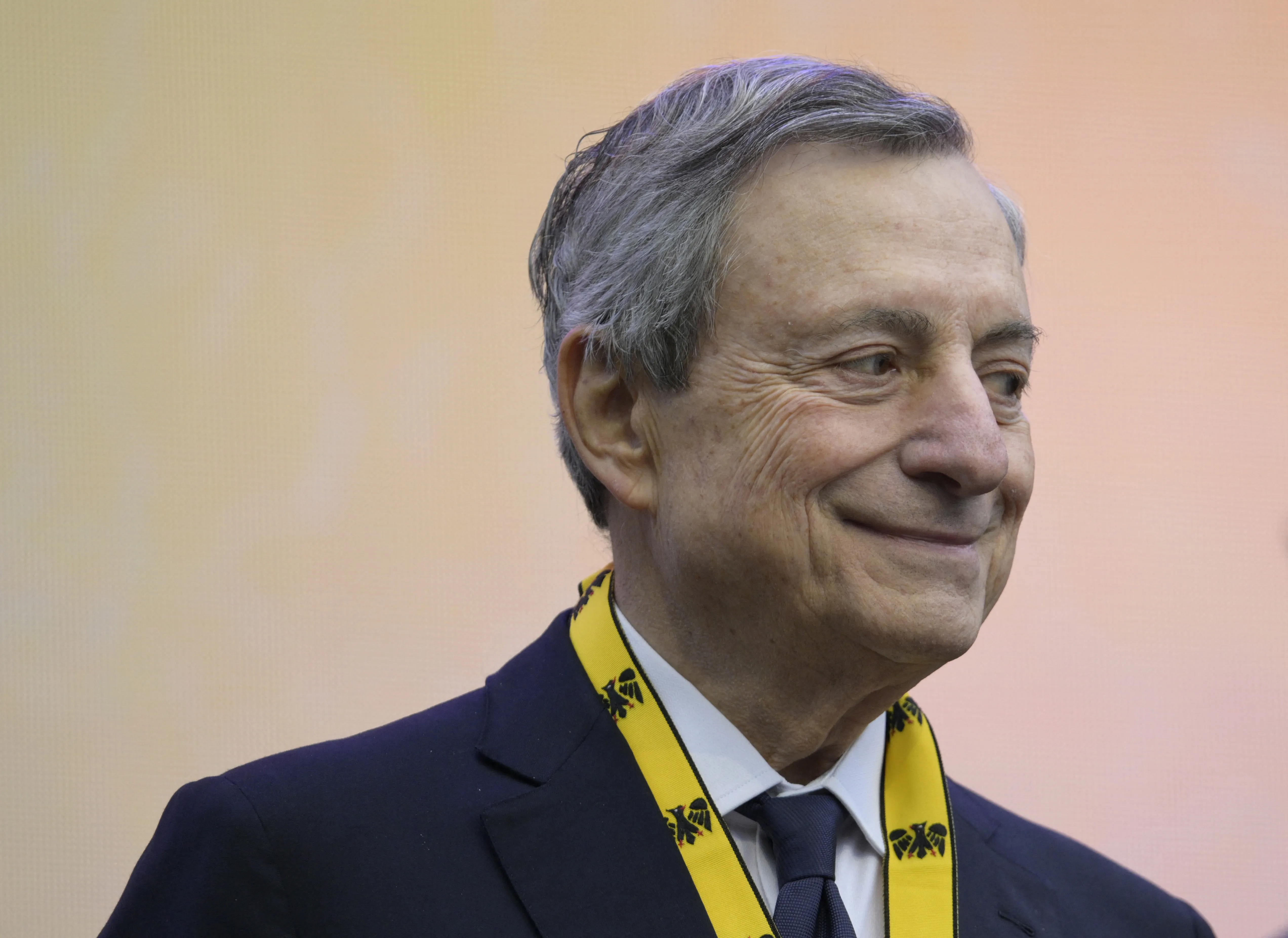 Mario Draghi at the International Charlemagne Prize, 2026