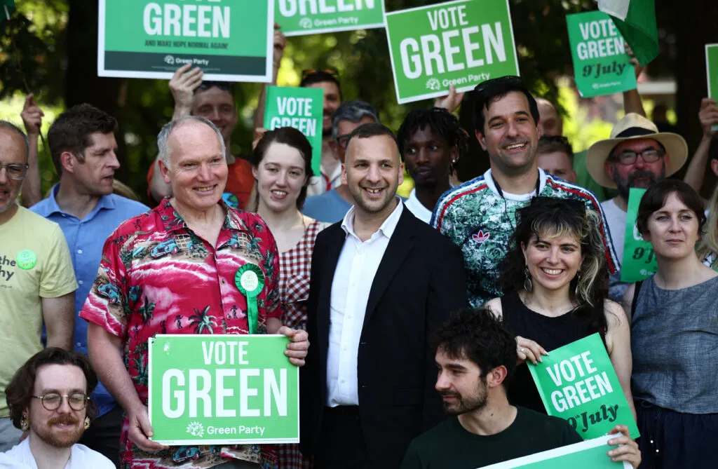 Supporters joining the Green Party since Polanski took over