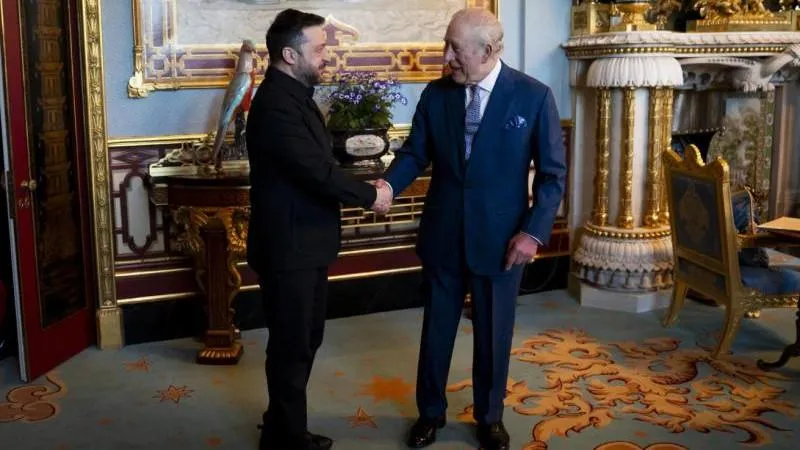 King Charles III held a meeting with Zelensky at Buckingham Palace
